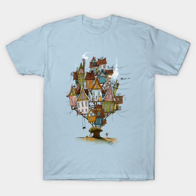 House on little hill T-Shirt by LadyKikki